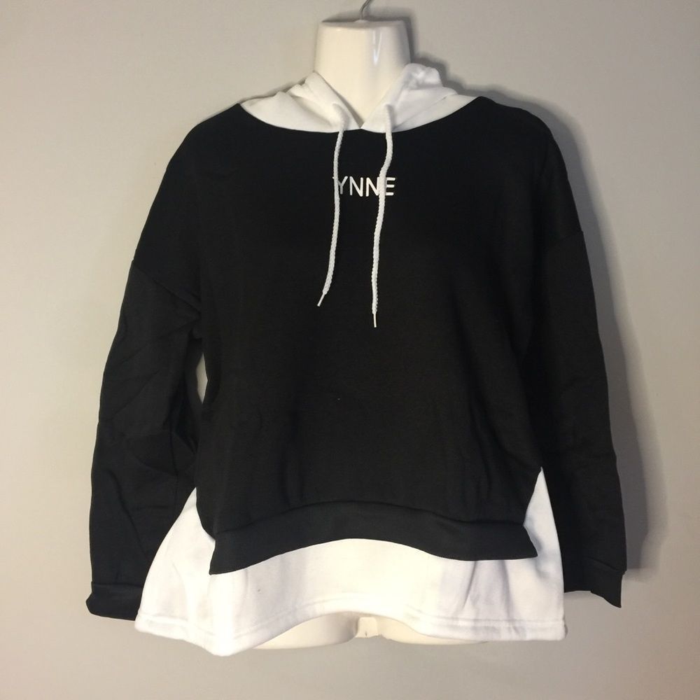 Mock Two-Piece Hoodie